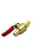 Кран шароовий повітряний латунь 8-8 мм