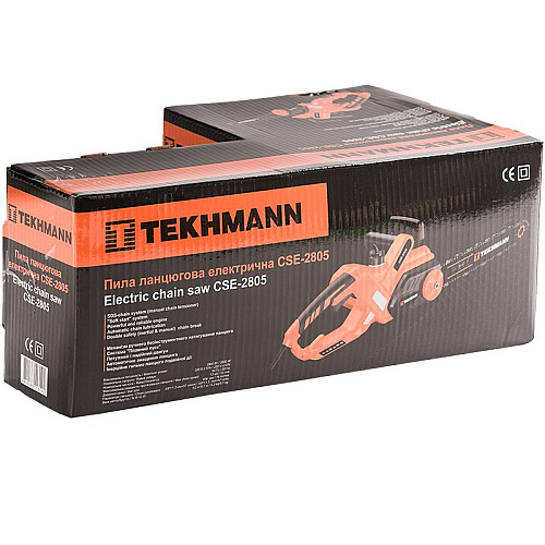 Пила ланцюгова мережева Tekhmann CSE-2805 2800Вт 40см 5.2кг