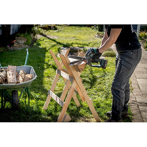Пила ланцюгова акумуляторна Metabo MS 18 LTX 15 18В 1х2А·год шина 15см 5м/сек 2кг