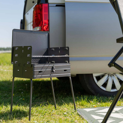 Гриль вугільний Bo-Camp Suitcase Model Black (8130030)