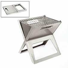 Гриль вугільний Bo-Camp Notebook/Fire Basket Compact Silver (8108347)