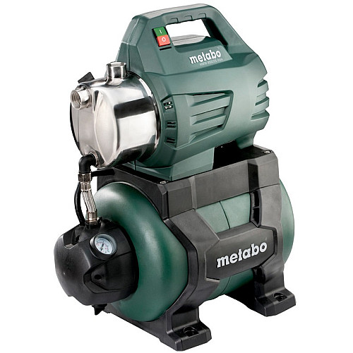Насосна станція Metabo HWW 4500/25 Inox, 1300Вт, 4.5куб/год, висота подачі 48м, всмоктування до 8м, ресивер 24л, 17.1кг