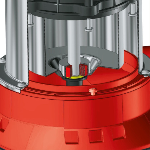 Насос дренажний Einhell Flutset GE-DP 7535 N LL ECO 750Вт, 18500л/год, вис. 9м, глиб. 7м, нержавіюча сталь, 5.7кг