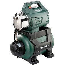 Насосна станція Metabo HWW 4500/25 Inox, 1300Вт, 4.5куб/год, висота подачі 48м, всмоктування до 8м, ресивер 24л, 17.1кг
