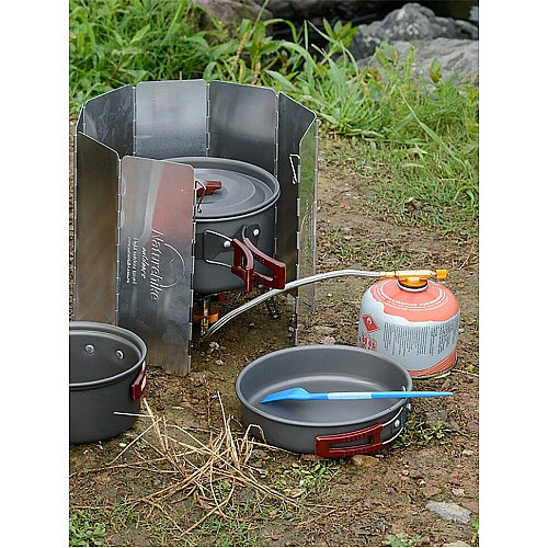 Вітрозахисний екран для пальника Naturehike NH 10 NH20CJ008 steel