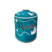 Газовий балон різьбовий бутановий Quest, 450 гр