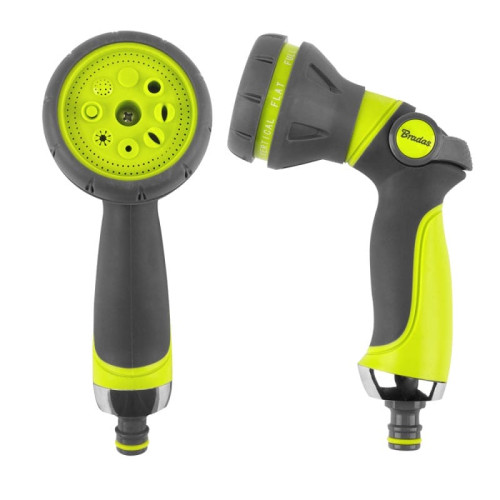8-функціональний пістолет-розпилювач, ERGONOMIC, LIME LINE, LE-5114