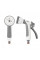 Пістолет для поливу 7-функціональний HANDY SOFT, WHITE LINE, WL-EN44T