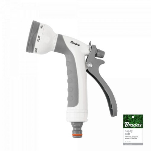 Пістолет для поливу 7-функціональний HANDY SOFT, WHITE LINE, WL-EN44T