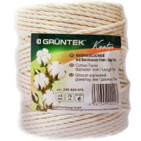 Шпагат бавовняний GRUNTEK 3 мм х 75 м (295403075)