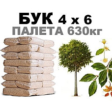 Тріска для копчення БУК 4*6. 630кг (Палета)