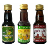 Набір есенцій Strands ABSINTHE 25 мл - TEQULLA 25 мл - LONDON GIN 25 мл