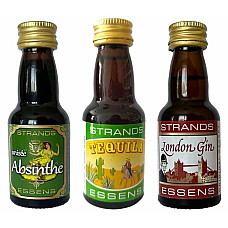 Набір есенцій Strands ABSINTHE 25 мл - TEQULLA 25 мл - LONDON GIN 25 мл