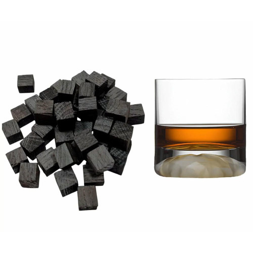 Кубики дубові Fine Spirit CROCODILE дуже сильна прожарка (50г)