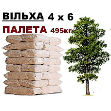 Тріска для копчення ВІЛЬХА 4Х6 | 495кг (ПАЛЕТА)