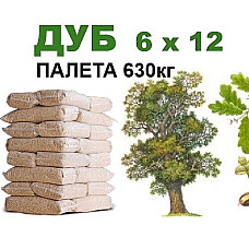 Тріска для копчення ДУБ 6*12 | 630кг (ПАЛЕТА)