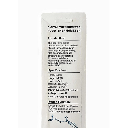 Термометр зі щупом-голкою, TP-300