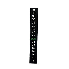 Термометр-смужка 10-40, клейкий, LCD