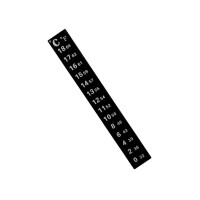 Термометр-смужка 0-18, клейкий, LCD