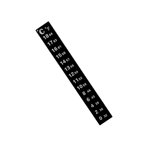 Термометр-смужка 0-18, клейкий, LCD