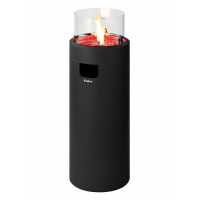 Уличный газовый камин Enders NOVA LED L Black, 2.5 кВт