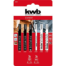 Полотно пильное для электролобзика KWB набор 6шт