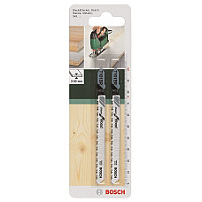 Полотно пиляльне для електролобзика HSC Bosch по дереву, T 101 BR, 2.5х100мм, 2шт