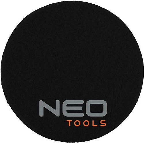 Диск полировальный Neo Tools, губка мягкая, на липучке, 80x25мм