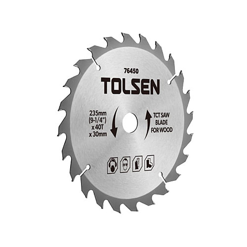 Диск пильний Tolsen по дереву, 185х40Tх30мм
