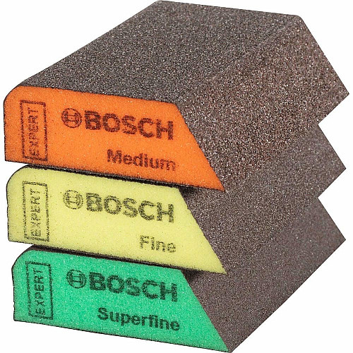 Губки шліфувальні Bosch Professional EXPERT S470 Combi 69х97х26мм M F SF 3шт