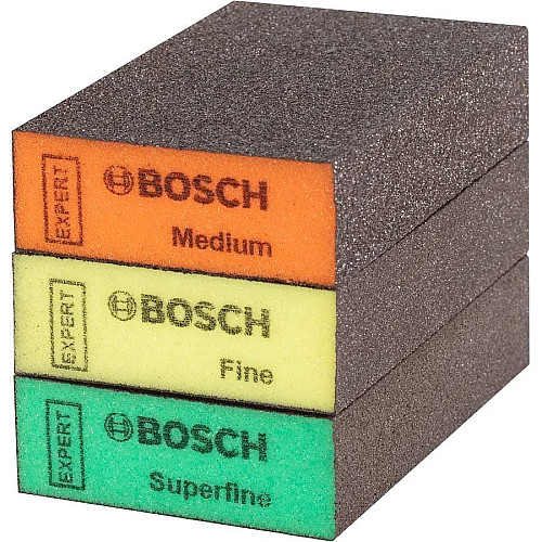 Губки шлифовальные Bosch Professional S471 Expert 69х97х26мм M F SF 3шт
