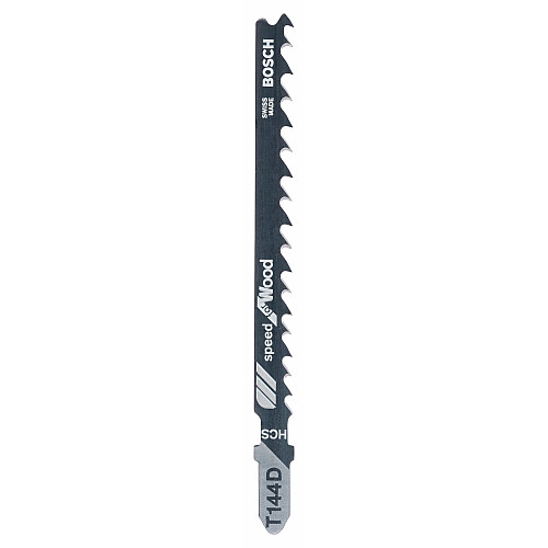 Полотно пилочное для электролобзика HSC Bosch по дереву, T 144 D, 4-5.2х100мм, 2шт