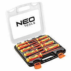 Викрутки Neo Tools набір 9шт, діелектрична, SL,PH, сталь S2, кейс