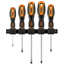 Викрутки Neo Tools набір 5шт, SL,PH, сталь CrV