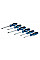 Отвертка Bosch Professional SL 3.5, 6.5мм, Т15х75мм, Т20х100мм, PH1x100мм, PZ2x125мм набор 6шт