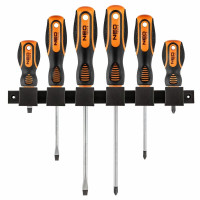 Отвертки Neo Tools набор 6шт, SL, PH, сталь CrV