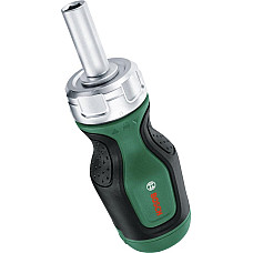 Викрутка Bosch з тріскачкою, 6 насадок (PZ,PH,SL,TX,HEX), руків'я TPR , 111мм, сталь CrV
