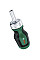 Отвертка Bosch с трещоткой, 6 насадок, рукоятка TPR (PZ1, PZ2, PH2, SL4, TX25, HEX5), 111мм, сталь CrV