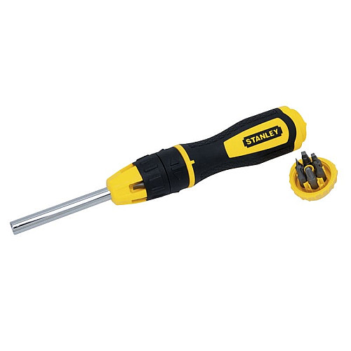 Викрутка Stanley Multibit набір 11шт, бітотримач реверсний 1/4