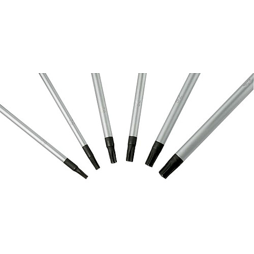 Отвертка Bosch Torx набор 6шт, T10х75, T15х75, T20x100, T25x100, T30x125, T40x125 мм