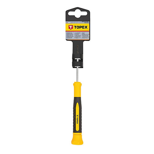 Викрутка TOPEX Torx, прецизійна, T6x50мм, сталь CrV