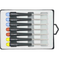 Викрутки TOPEX набір 7шт, прецизійні, SL,PH,Torx, сталь CrV