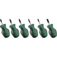 Отвертки Bosch набор 6шт, PH, PZ, TX, SL, сталь CrV