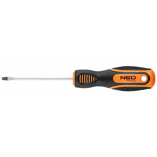 Викрутка Neo Tools плоска, SL3x75мм, сталь CrV