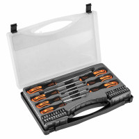 Викрутки Neo Tools набір 27шт, 20 біт, SL,PH,Torx,H, сталь CrV, кейс