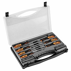 Викрутки Neo Tools набір 27шт, 20 біт, SL,PH,Torx,H, сталь CrV, кейс