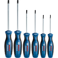Викрутка Bosch набір 6шт, SL 4.5, 5.5, 6.5, PH1, PH2