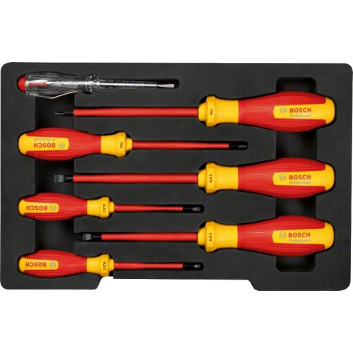 Отвертка Bosch Professional (SL/PH), VDE, набор 7 шт