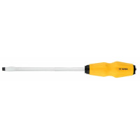 Отвертка TOPEX плоская, ударная, SL8х200мм, сталь CrV