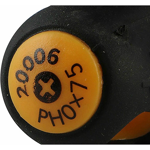 Отвертка Tolsen Эрго крестовая, PH0х75мм, сталь CrV